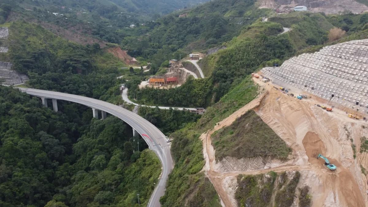 ¿Cómo está la movilidad en el polémico sector de Las Areneras? El estado actual de las obras en la 4G Pacífico 1 en el Suroeste antioqueño