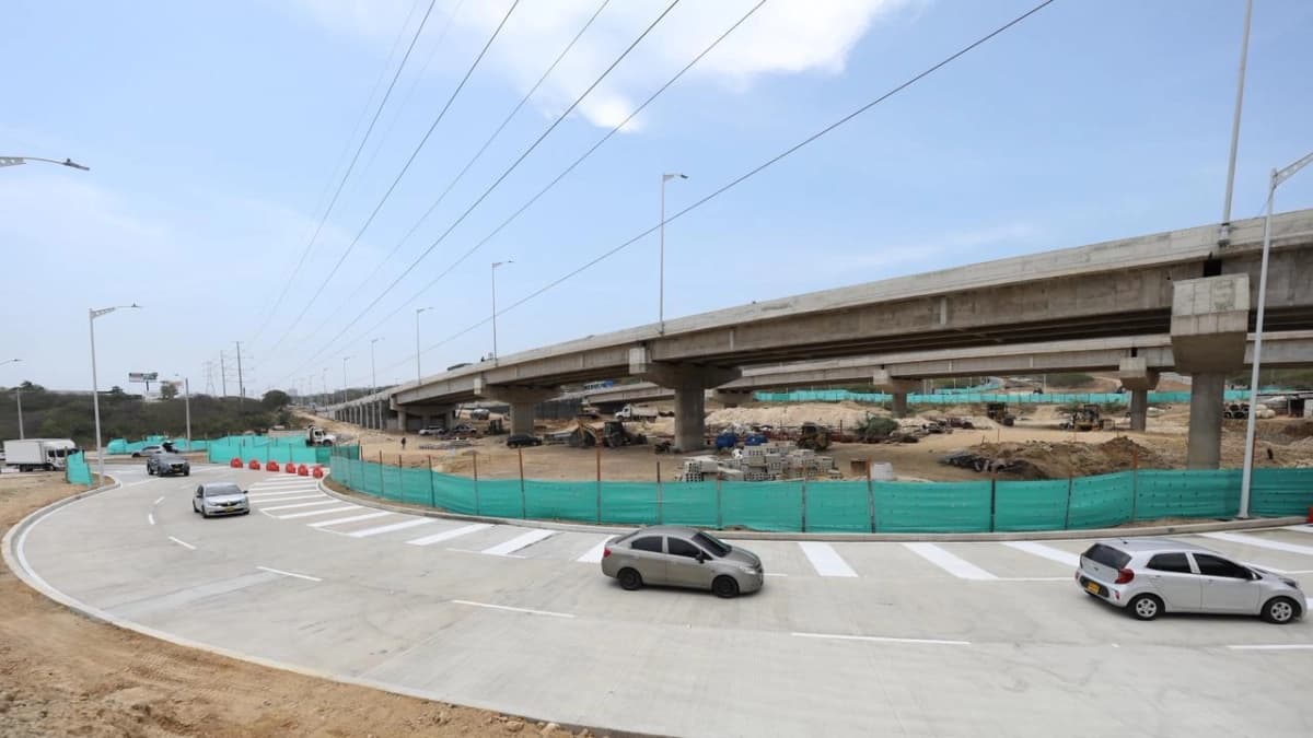 Barranquilla: habilitan nuevo tramo del intercambiador vial de Alameda del Río; buscan descongestionar la Circunvalar y mejorar la movilidad