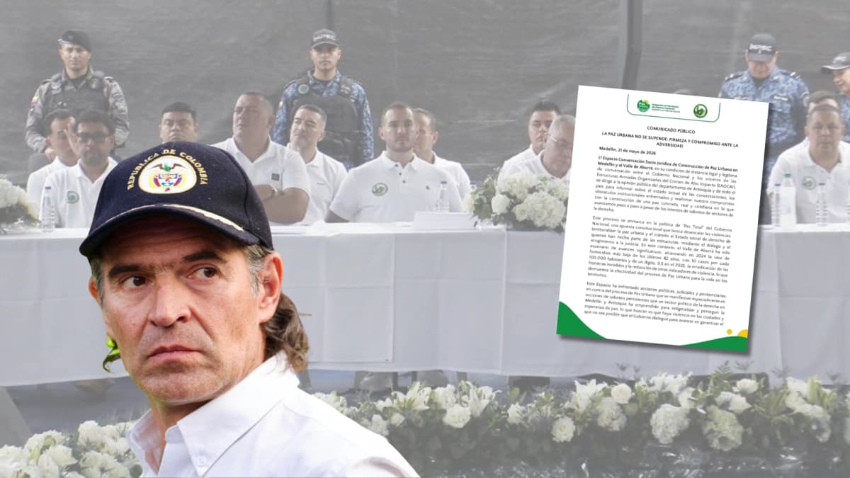Federico Gutiérrez, alcalde de Medellín, rechazó la reanudación de la mesa de la cárcel de Itagüí: 'Instrumentalizan la paz los que hacen la guerra'