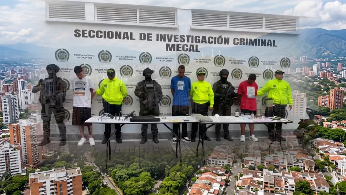 Domicilios ilegales con fachada de apps: así operaba 'la Caldera', la red de microtráfico desmantelada en la Comuna 21 de Cali