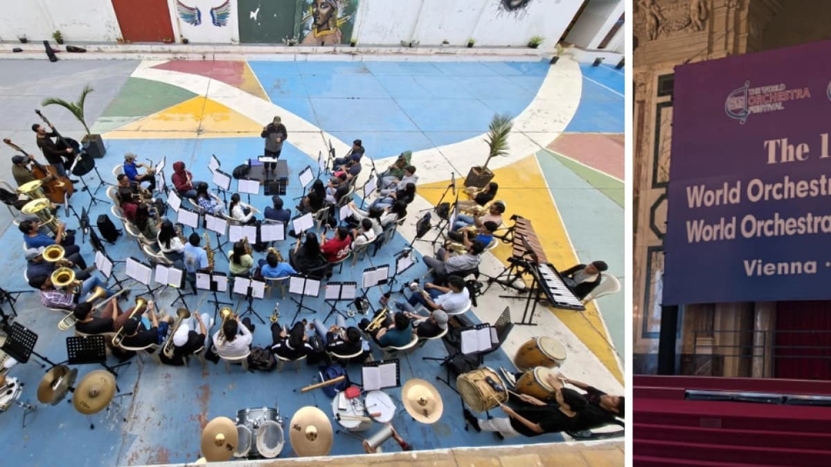 Esta es la banda de Tibasosa, Boyacá, que representará a Colombia en el 'Mundial de Orquestas Sinfónicas' en Holanda: su director cuenta la historia