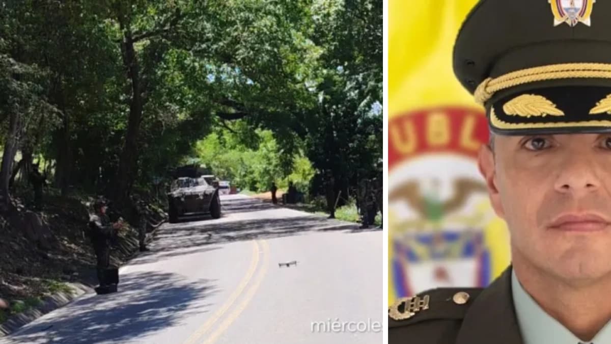 Coronel Jorge Andrés Bernal Granada contó cómo sobrevivió al atentado con ráfagas de fusil en carretera de El Zulia: 'Escuchamos la fuerte detonación'