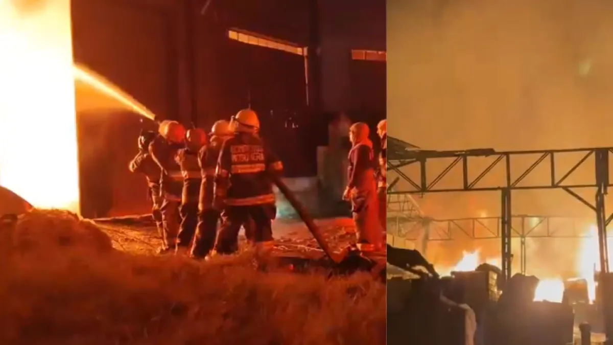 Incendio forestal alcanzó una bodega con productos químicos en Soacha y requirió apoyo de unidades especializadas para atender la emergencia