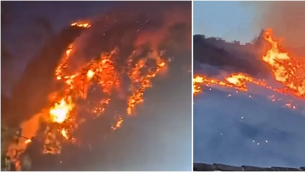 Grave incendio consume el cerro de San Marcos en Villa de Leyva, Boyacá: Abelardo De La Espriella anuncia apoyo estatal para combatir el fuego