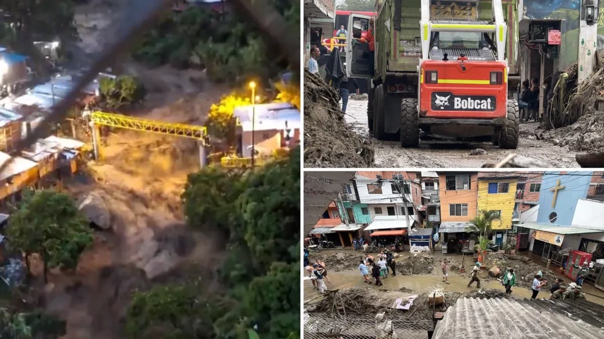 El día después de la emergencia en Medellín: 228 familias de cinco comunas resultaron afectadas por las lluvias; hubo 32 incidentes en la ciudad