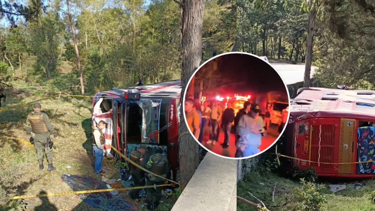 'Cuatro hombres armados salen a hacer disparos a un bus en la vía Panamericana y el conductor pierde el control; reiteramos el llamado al Gobierno'