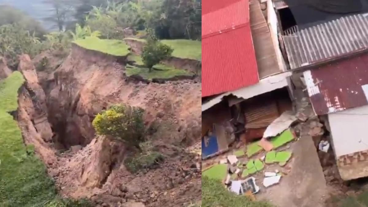 Emergencia en Moniquirá, Boyacá, por deslizamiento de tierra en la vereda de Pajales tras fuertes lluvias: se reportan tres casas afectadas